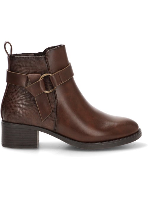 Botin diario mujer tacón medio - stay - Kiabi Botin diario mujer tacón medio - stay - Kiabi