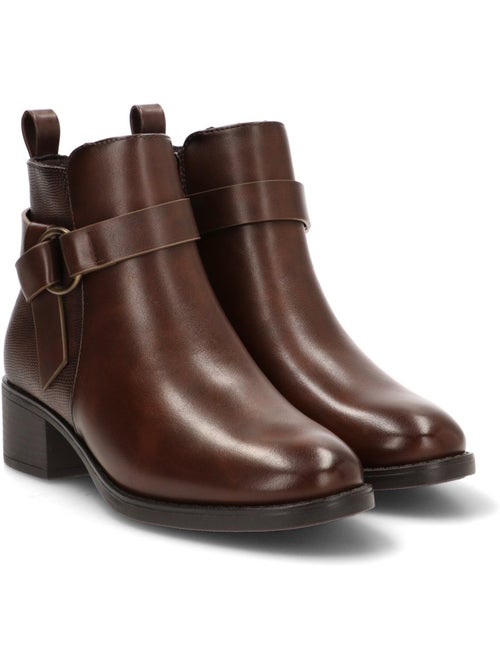 Botin diario mujer tacón medio - stay - Kiabi Botin diario mujer tacón medio - stay - Kiabi