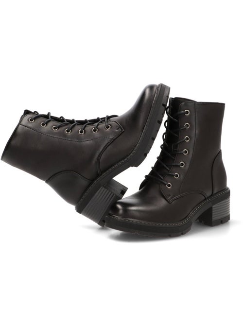 Botin Diario Mujer Tacón Medio - Stay - Kiabi Botin Diario Mujer Tacón Medio - Stay - Kiabi