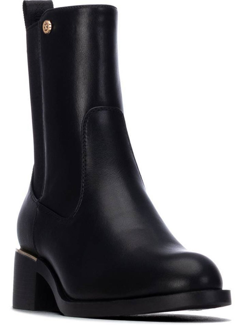 Botin diario mujer tacón medio - xti Negro - Kiabi