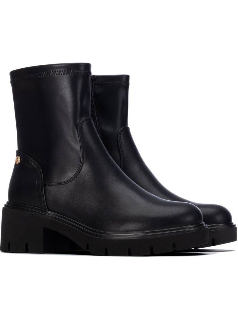 Botin diario mujer tacón medio - xti Negro - Kiabi