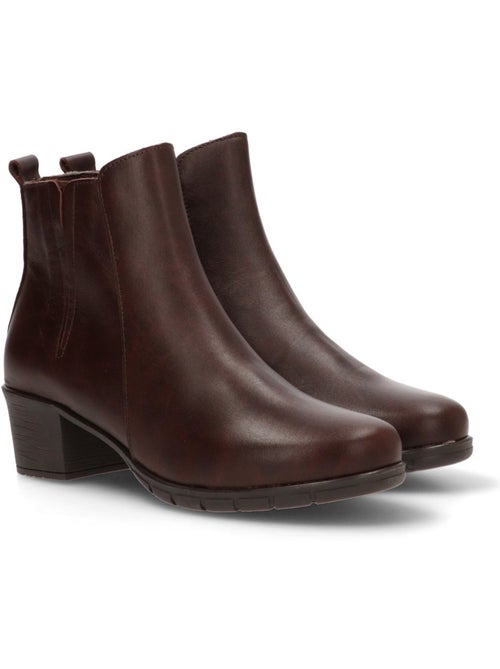 Botin Diario Mujer Tacón Medio - Yulia Val - Kiabi
