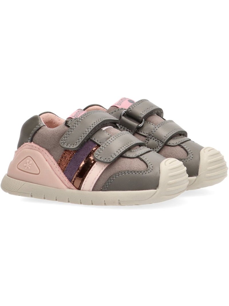 Botin Diario Niña Suela Plana - Biomecanics Gris - Kiabi