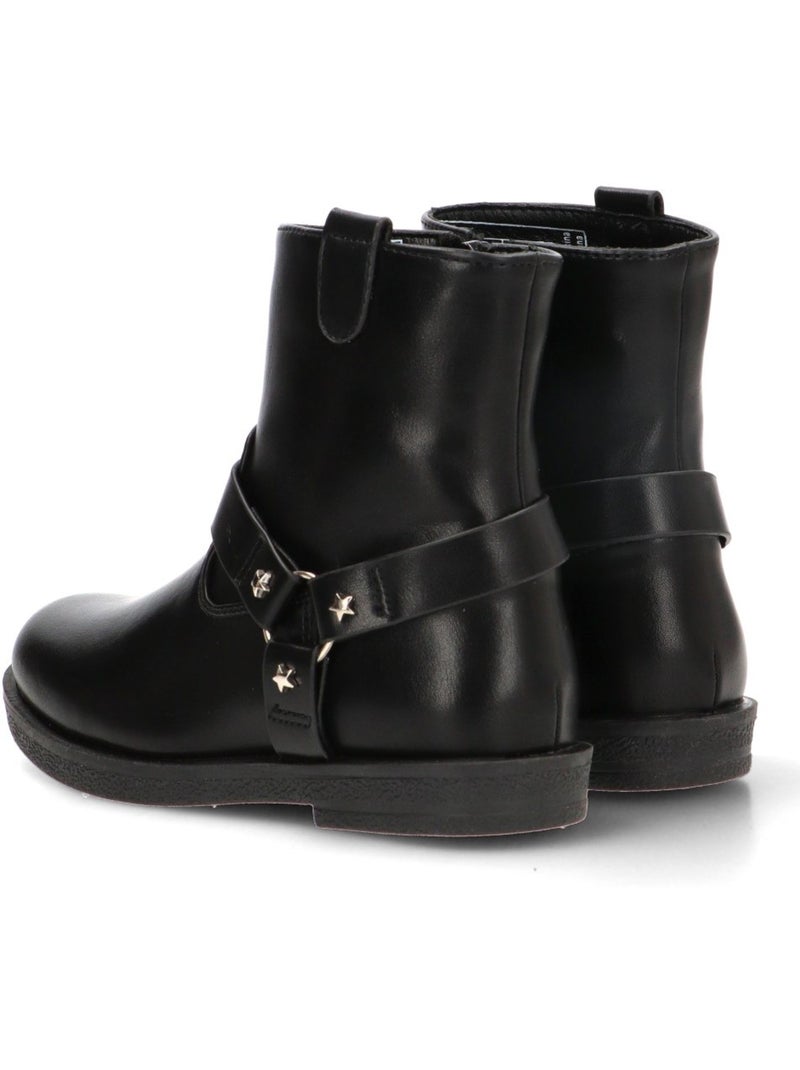 Botin diario niña suela plana - etika Negro - Kiabi