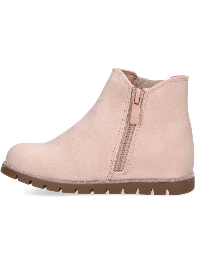 Botin Diario Niña Suela Plana - Etika Rosa - Kiabi