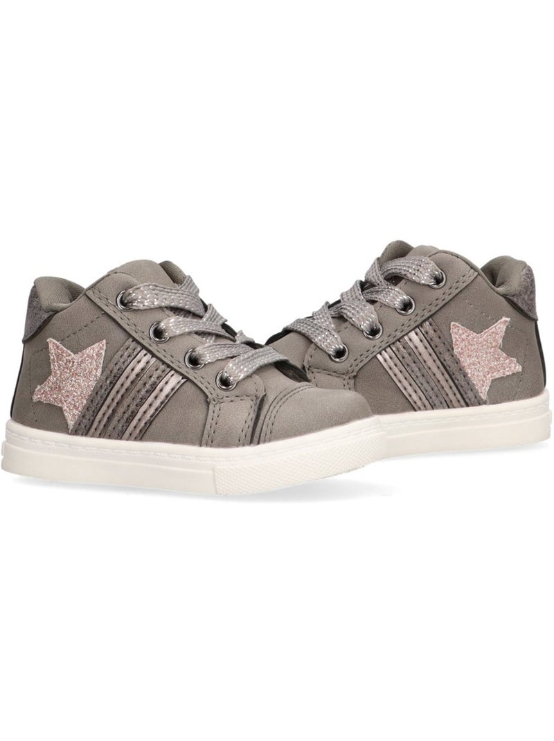 Botin Diario Niña Suela Plana - Luna Collection Gris - Kiabi