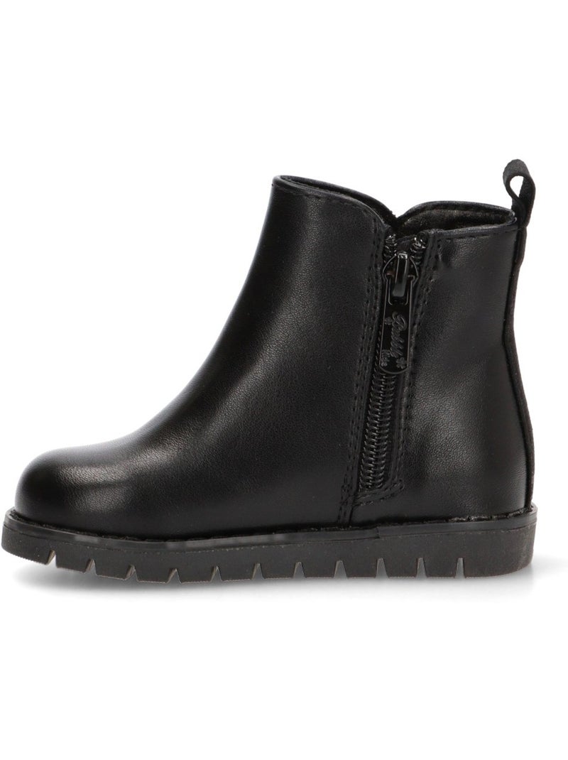 Botin diario niña suela plana - luna collection Negro - Kiabi
