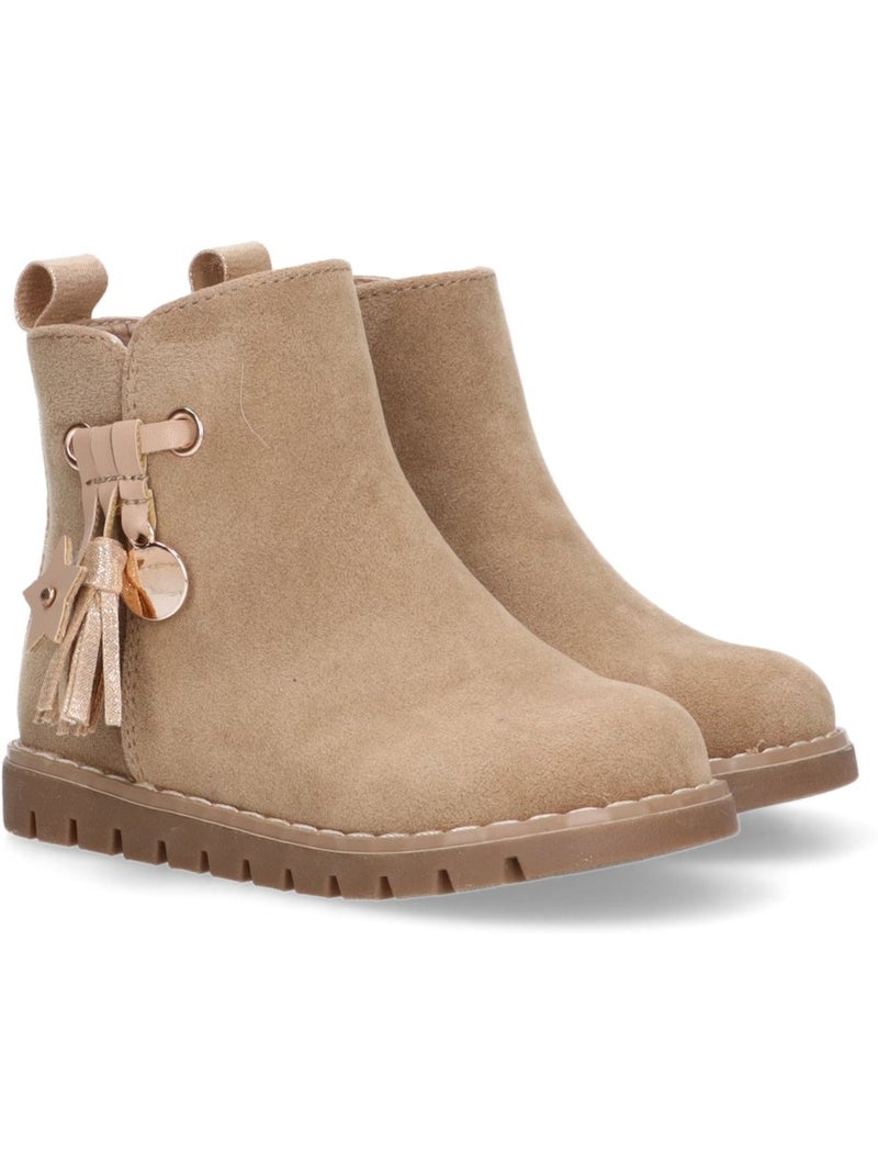 Botin Diario Niña Suela Plana - Luna Collection Taupe - Kiabi
