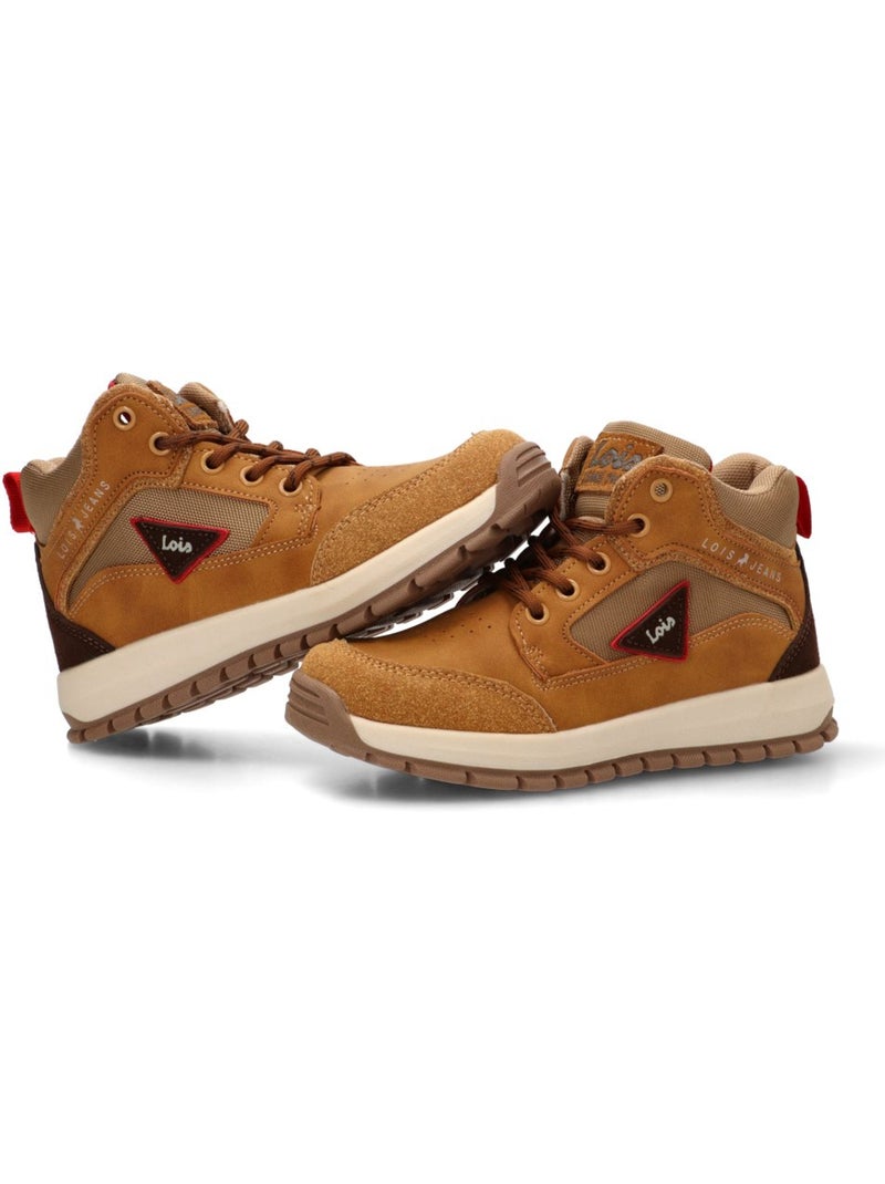 Botin diario niño suela plana - lois Camel - Kiabi