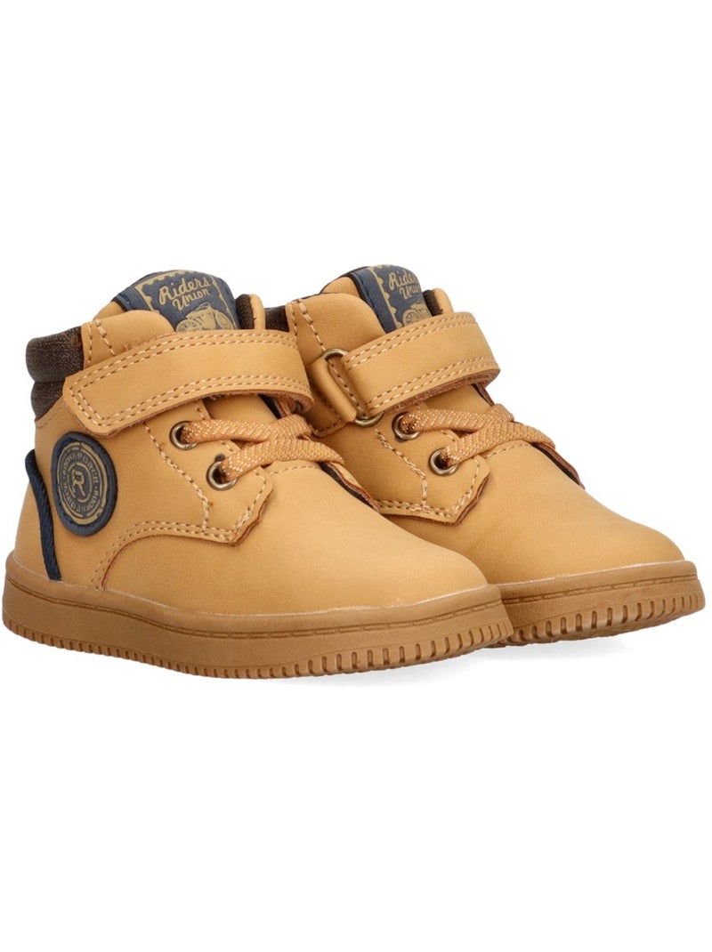Botin Diario Niño Suela Plana - Luna Collection Marrón claro - Kiabi