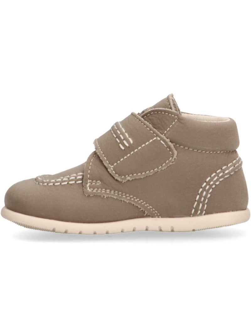 Botin diario niño suela plana - piruflex Taupe - Kiabi