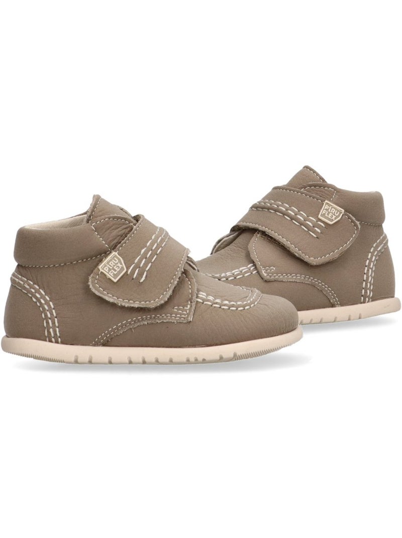 Botin diario niño suela plana - piruflex Taupe - Kiabi