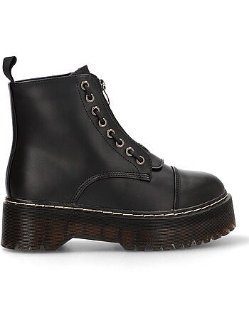 Botin Militar Mujer Suela Doble - Luna Collection