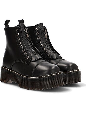 Botin Militar Mujer Suela Doble - Luna Collection