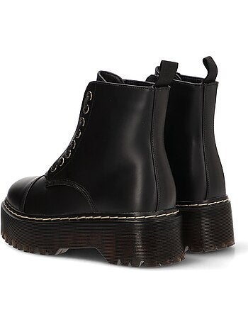 Botin Militar Mujer Suela Doble - Luna Collection