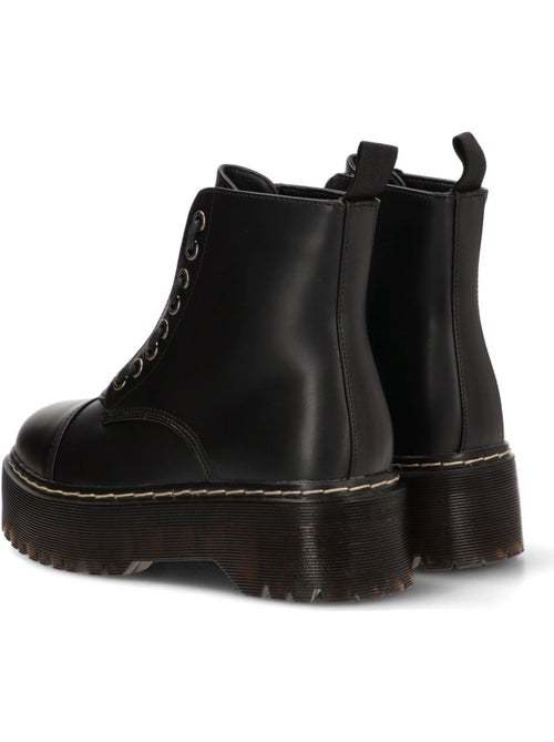 Botin Militar Mujer Suela Doble - Luna Collection - Kiabi