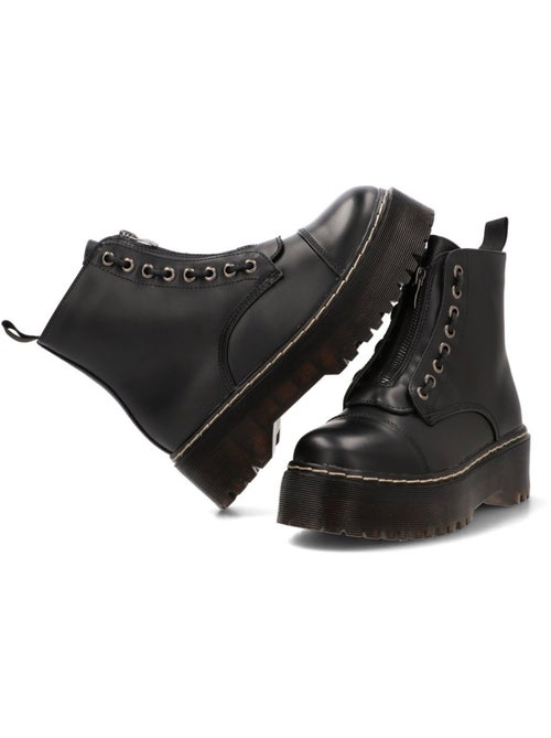 Botin Militar Mujer Suela Doble - Luna Collection - Kiabi