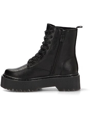 Botin militar mujer suela doble - mustang
