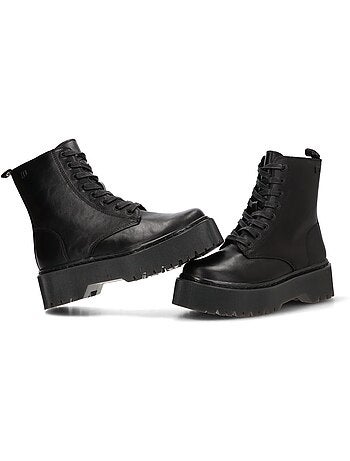 Botin militar mujer suela doble - mustang