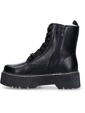 Botin Militar Mujer Suela Doble - Mustang