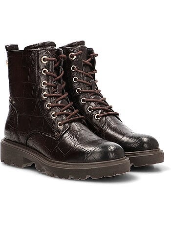 Botin militar mujer suela plana - carmela