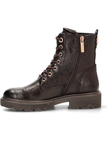 Botin militar mujer suela plana - carmela