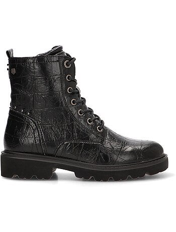 Botin militar mujer suela plana - carmela