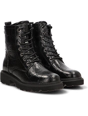 Botin militar mujer suela plana - carmela