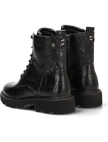Botin militar mujer suela plana - carmela