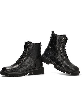 Botin militar mujer suela plana - carmela