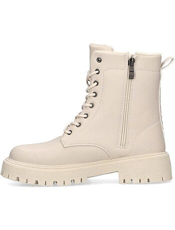 Botin Militar Mujer Suela Plana - Etika