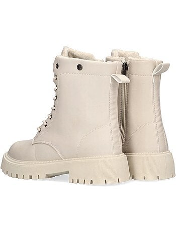 Botin Militar Mujer Suela Plana - Etika