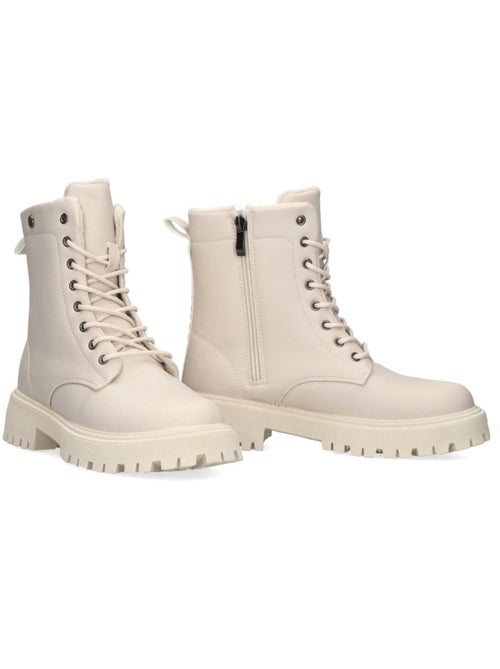 Botin Militar Mujer Suela Plana - Etika - Kiabi Botin Militar Mujer Suela Plana - Etika - Kiabi