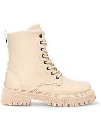 Botin Militar Mujer Suela Plana - Etika