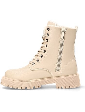 Botin Militar Mujer Suela Plana - Etika
