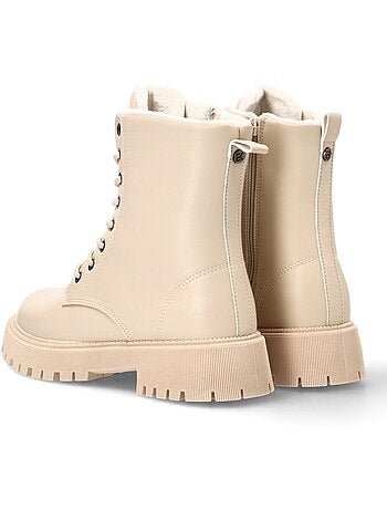 Botin Militar Mujer Suela Plana - Etika