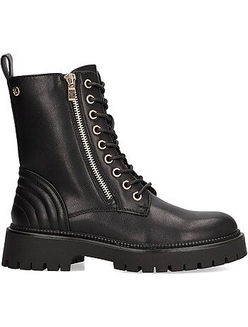 Botin Militar Mujer Suela Plana - Etika