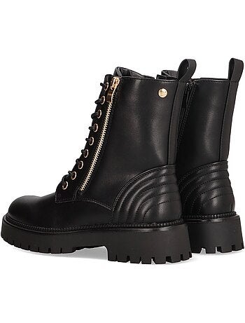 Botin Militar Mujer Suela Plana - Etika