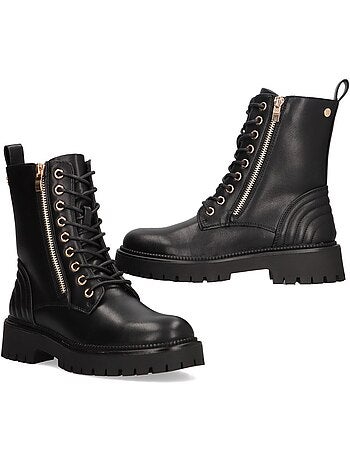 Botin Militar Mujer Suela Plana - Etika