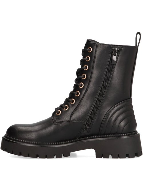 Botin Militar Mujer Suela Plana - Etika - Kiabi Botin Militar Mujer Suela Plana - Etika - Kiabi