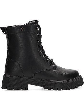 Botin Militar Mujer Suela Plana - Etika