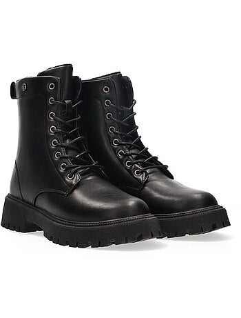 Botin Militar Mujer Suela Plana - Etika