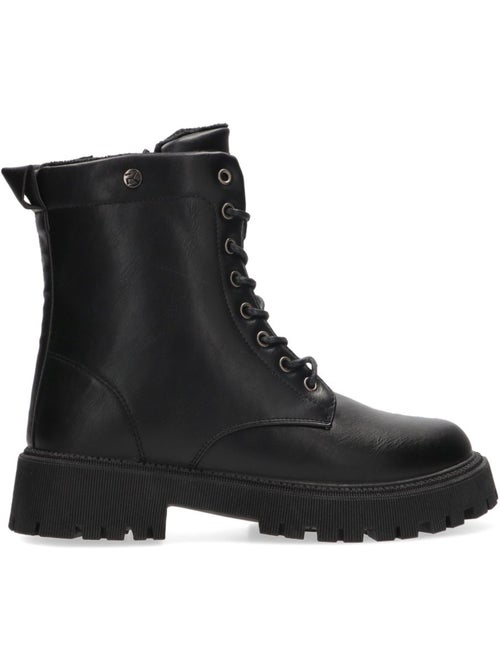 Botin Militar Mujer Suela Plana - Etika - Kiabi Botin Militar Mujer Suela Plana - Etika - Kiabi