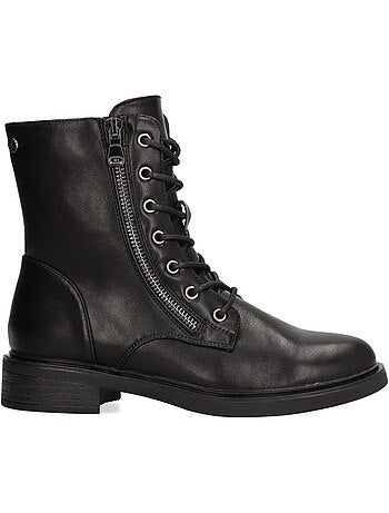 Botin Militar Mujer Suela Plana - Etika