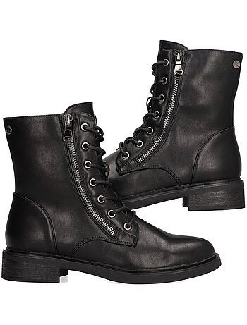 Botin Militar Mujer Suela Plana - Etika