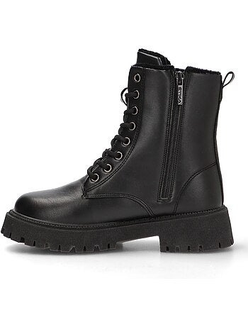 Botin Militar Mujer Suela Plana - Etika
