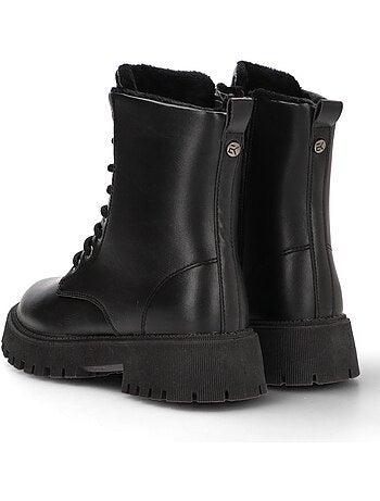 Botin Militar Mujer Suela Plana - Etika