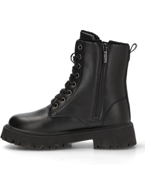 Botin Militar Mujer Suela Plana - Etika - Kiabi