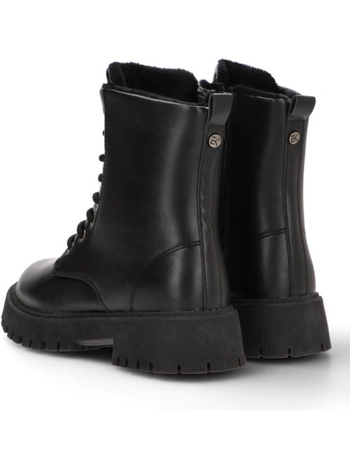 Botin Militar Mujer Suela Plana - Etika - Kiabi
