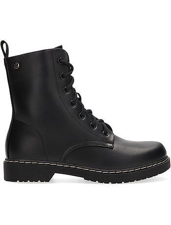 Botin Militar Mujer Suela Plana - Etika